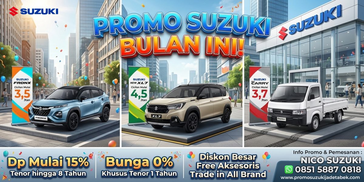 Promo Banner Suzuki Fronx, XL7 dan New Carry